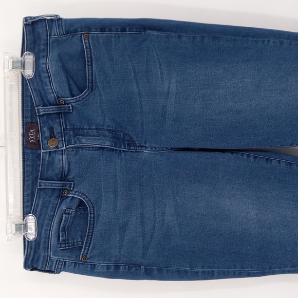 NYDJ Chloe Cropped Jeans Capri Cuffed Hem High Rise Casual Minimalist Size 8 - Picture 3 of 11